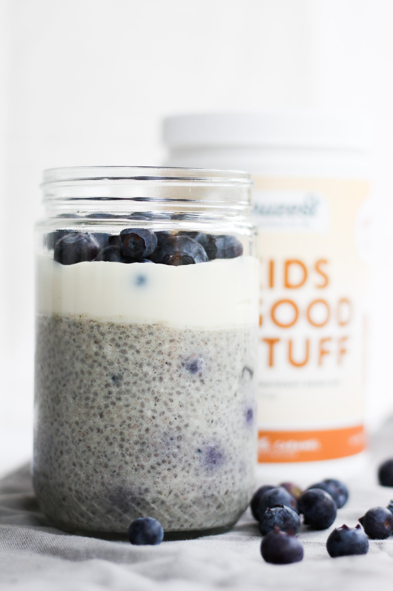 Gut Healthy Blueberry Chia Pudding