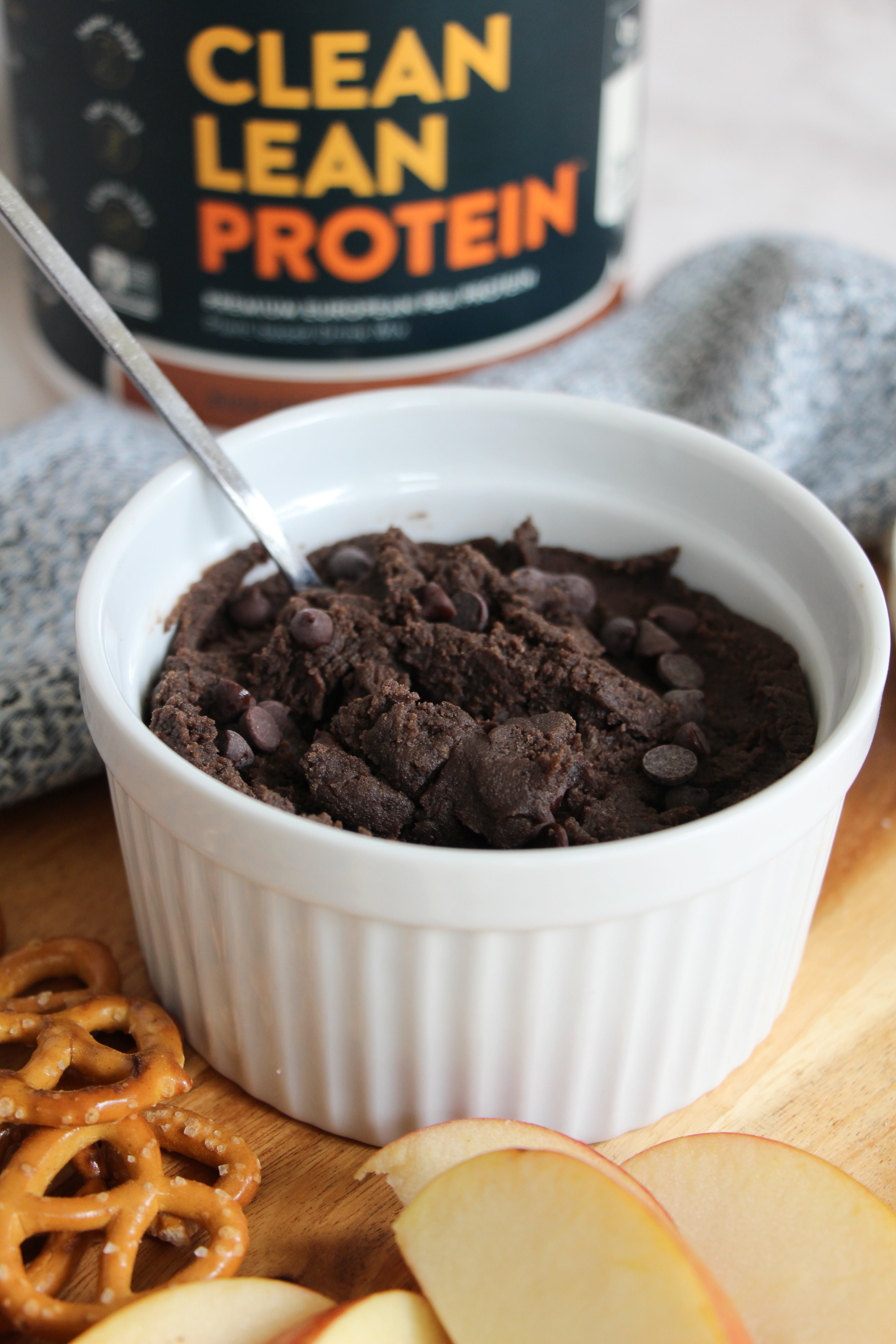 Double Chocolate Cookie Dough Protein Dip