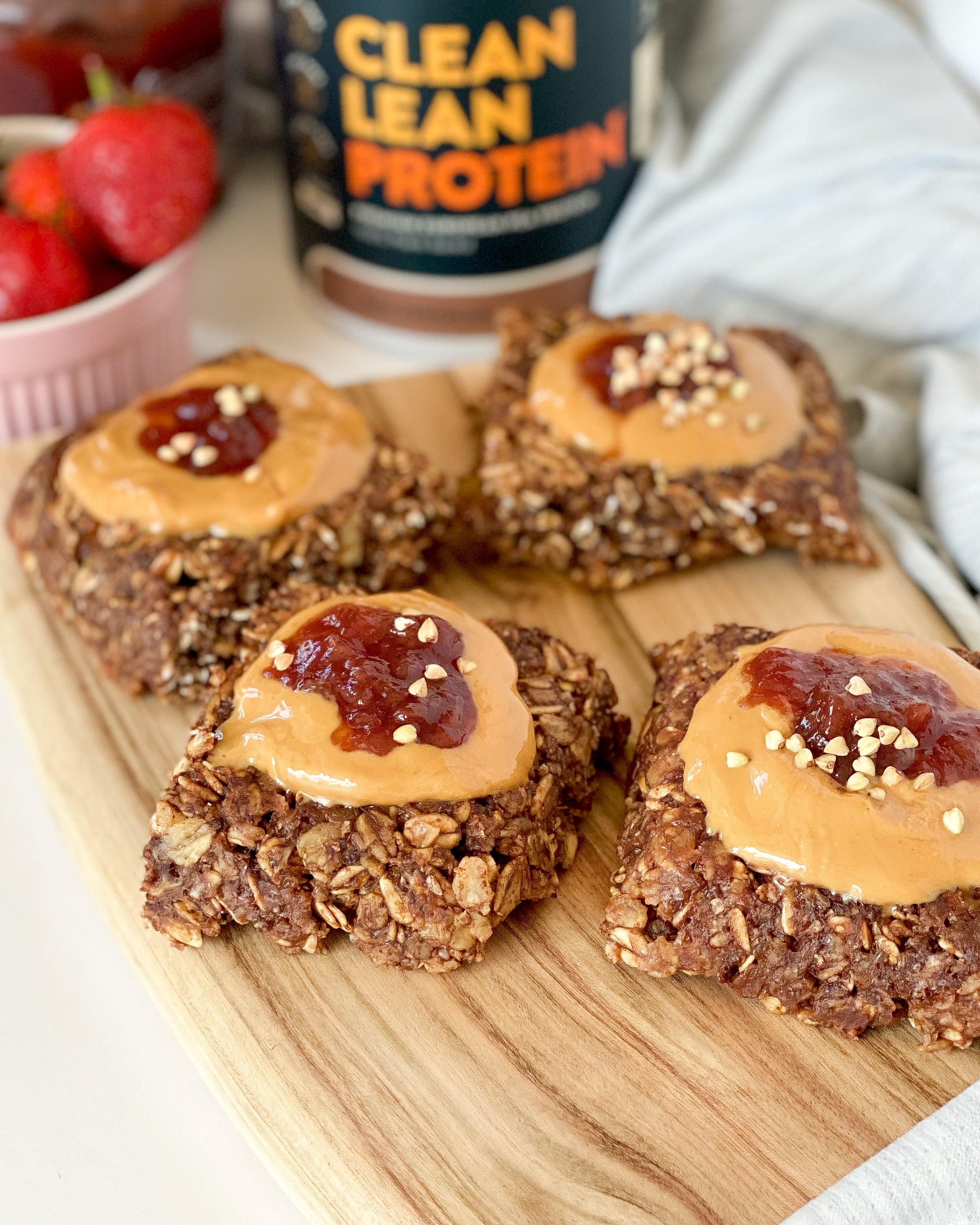 PROTEIN PEANUT BUTTER JELL-O CHOCOLATE SQUARES